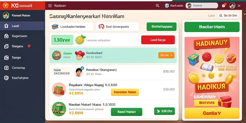 Tampilan antarmuka yang sederhana dan intuitif.