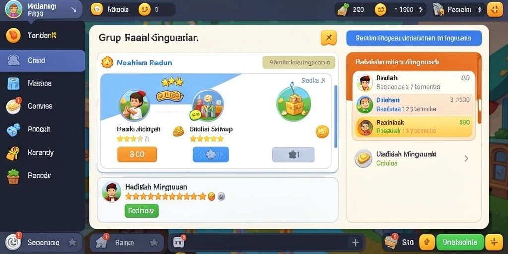 Tampilan antarmuka yang intuitif dan user-friendly.