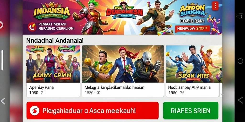 Tampilan awal MENANG666 yang menarik dan user-friendly.