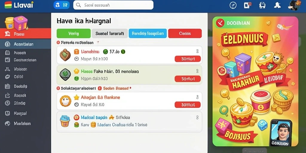Tampilan awal yang menarik dan user-friendly.