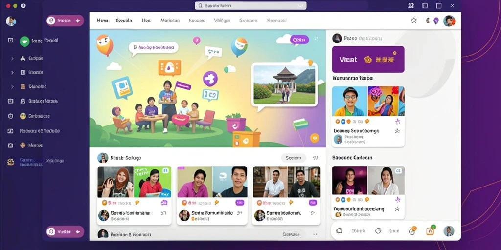 Tampilan utama NAGAWIN yang menawan dan penuh warna.