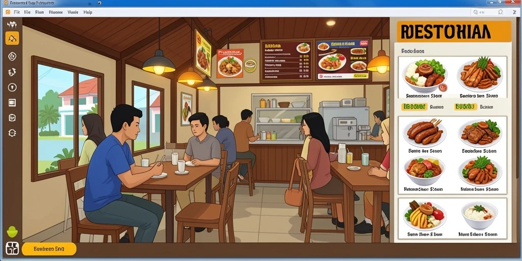 Tangkapan layar pertama: Tampilan awal game yang menarik.