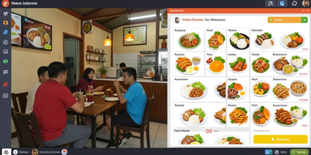 Tampilan awal yang menarik dan mudah dinavigasi.