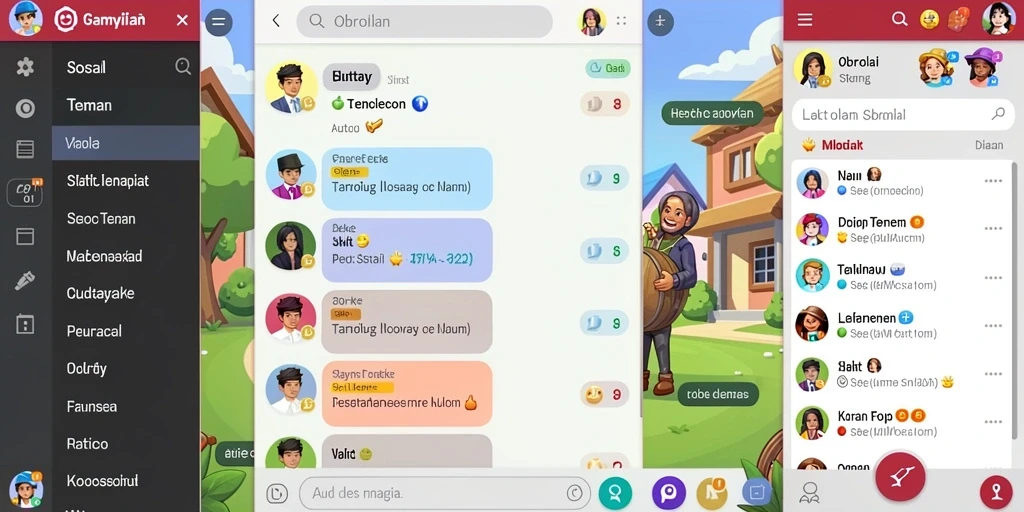 Tampilan menu utama yang menarik dan mudah dipahami.